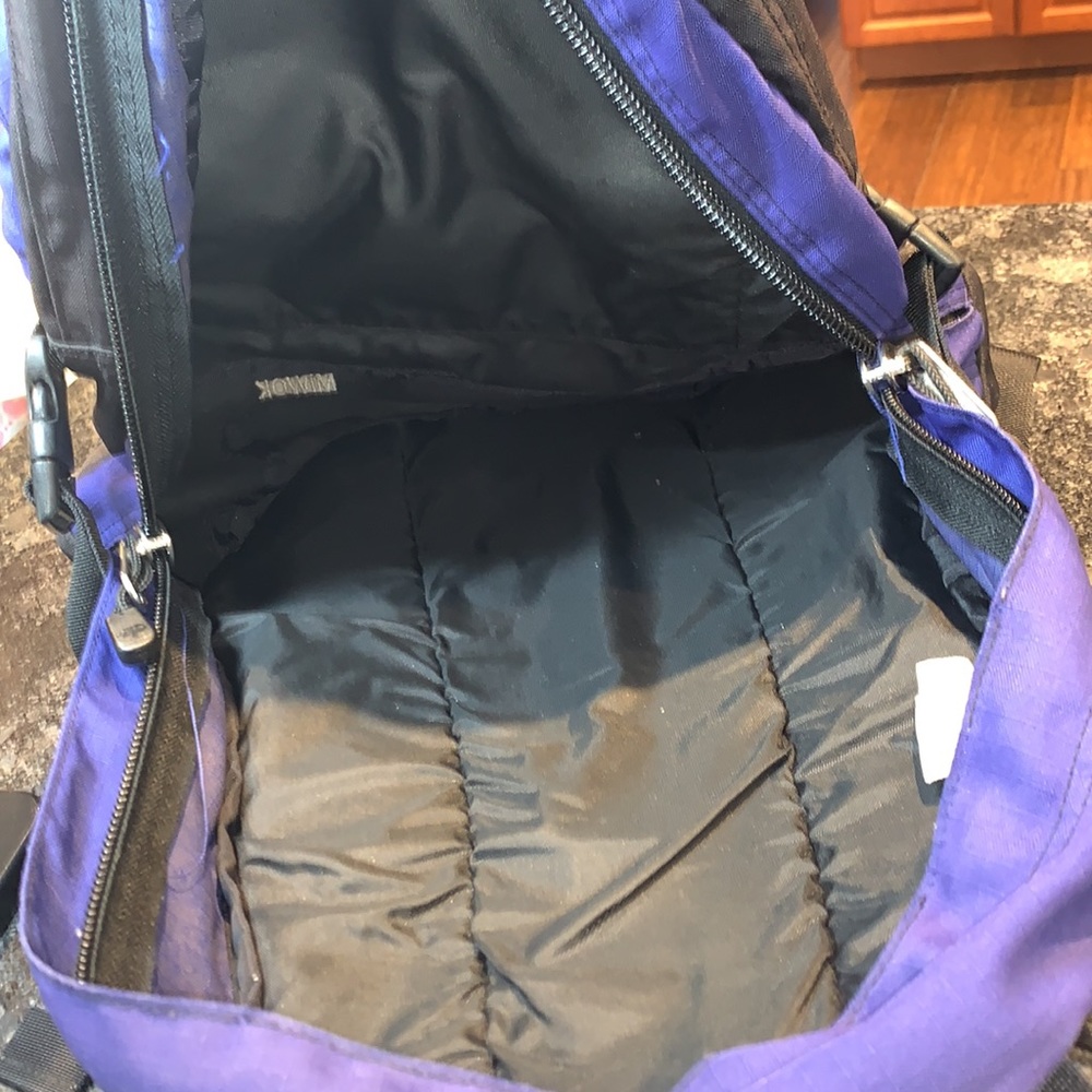 The North Face Purple and Black Backpack - Picture 7 of 11